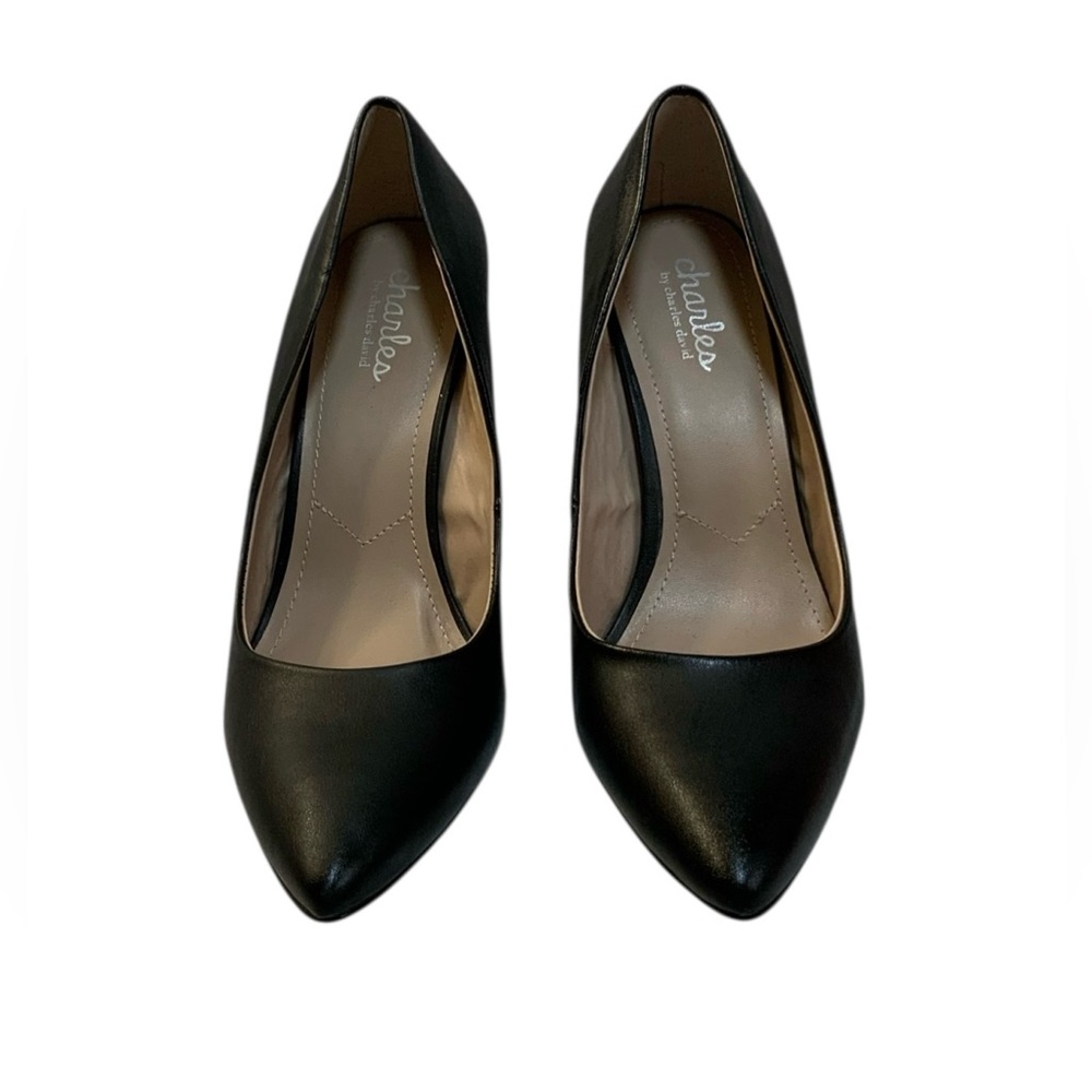 Charles David Black Classic Heels